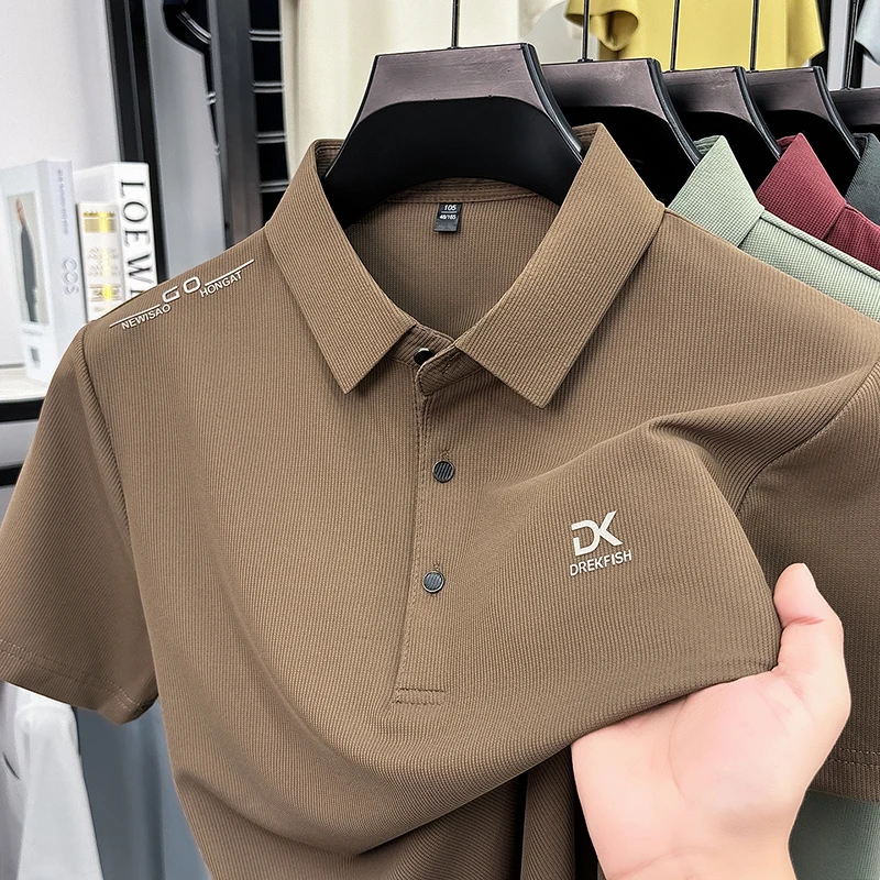 Outdoor Sport Outfit - DREKFISH-Camiseta polo bordada para hombre, de