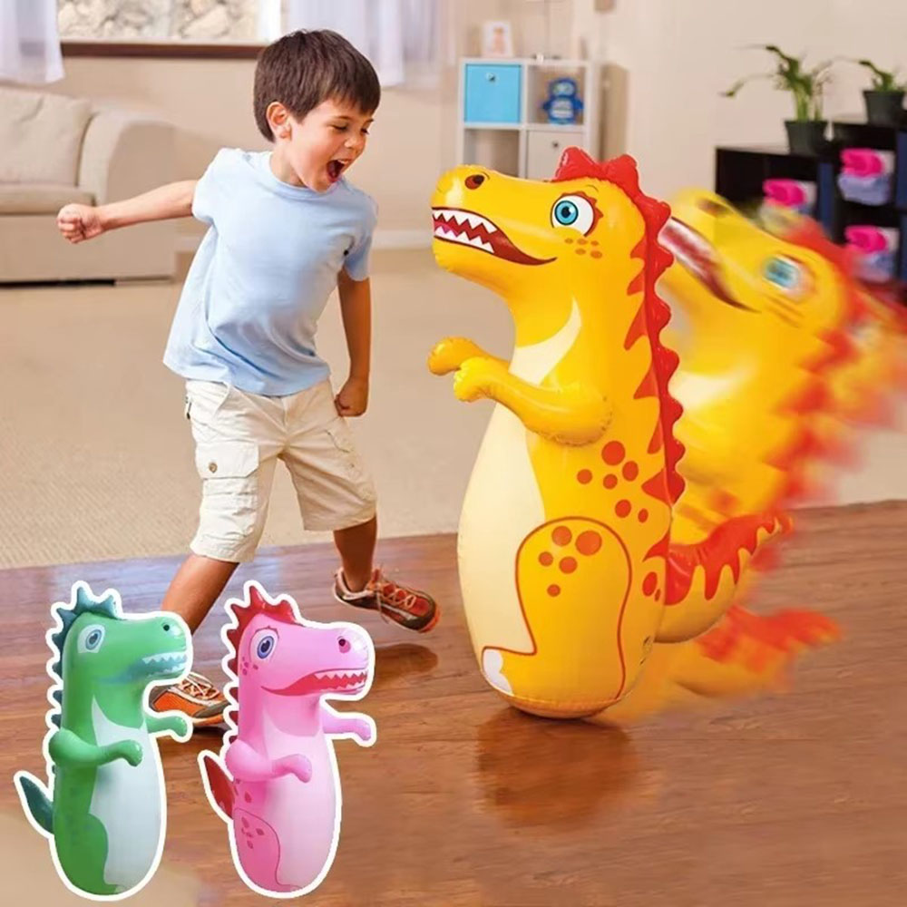 Outdoor Sport Activities For Kids - Saco de Boxeo Inflable de Dinosaurio
