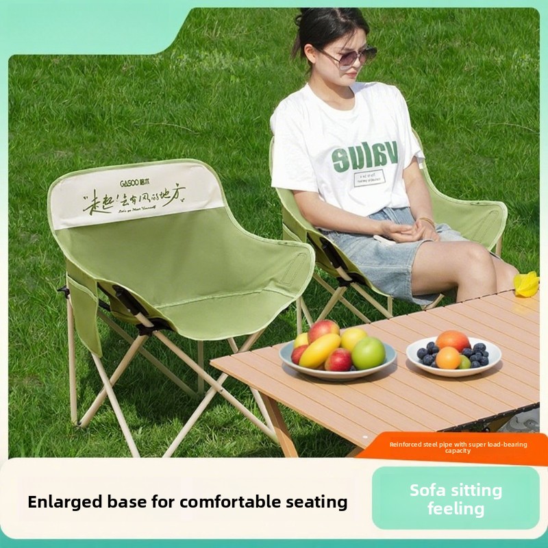 Outdoor Sport Chairs - Silla Luna Plegable para Exteriores, Taburetes