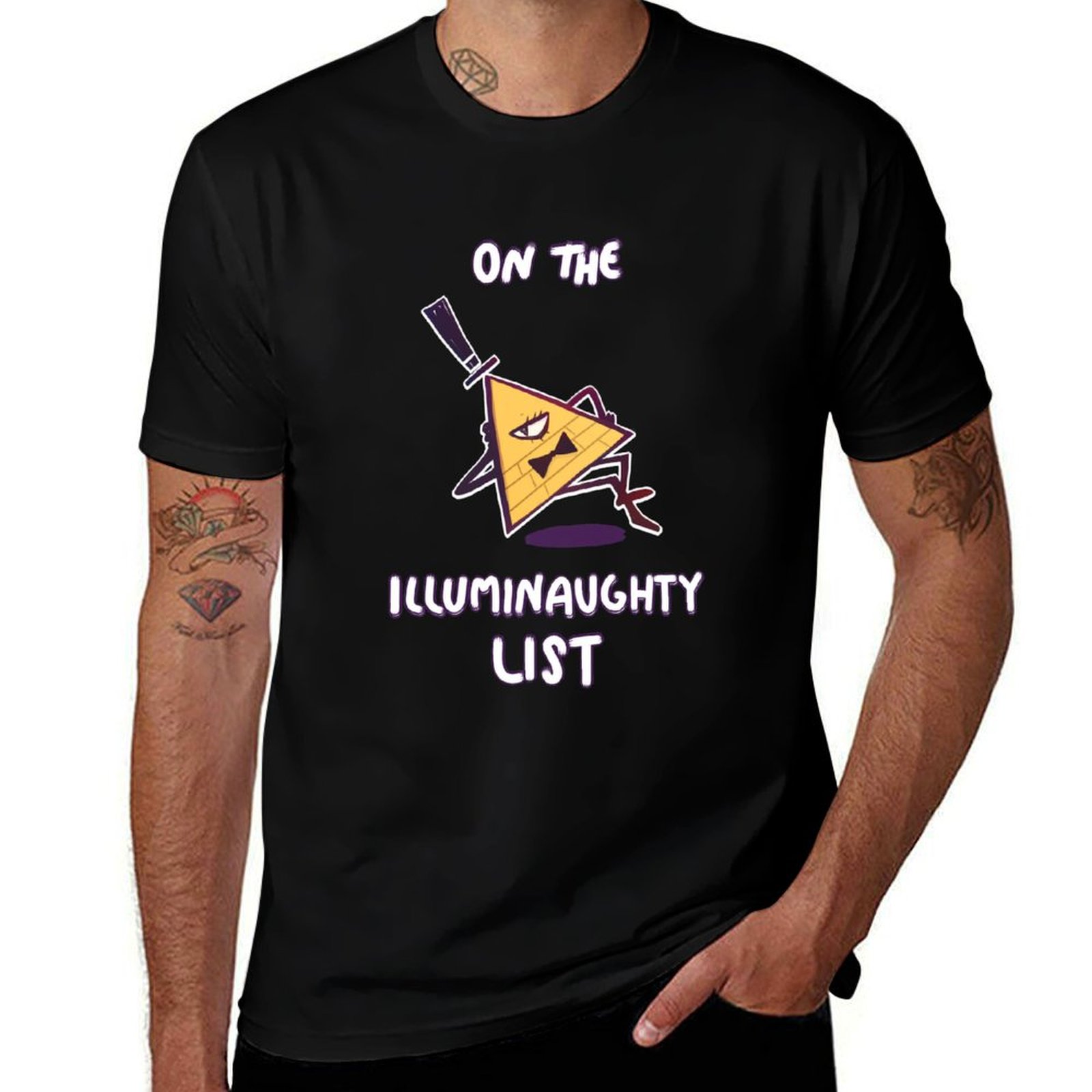 Outdoor Sports List - Camiseta Illuminaughty List para deportes al