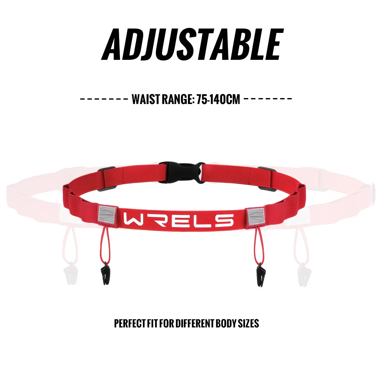 Outdoor Sports List - Cinturón Porta-Dorsal Unisex WRELS para Triatlón,