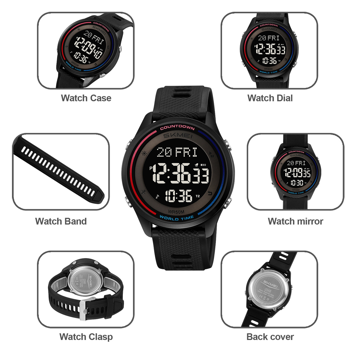 Relojes de pulsera digitales m - Outdoor Sports List reseña y precio