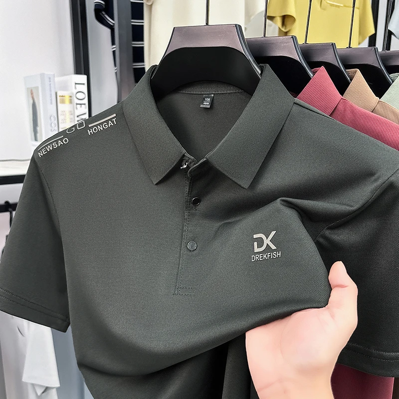DREKFISH-Camiseta polo bordada - Outdoor Sport Outfit reseña y precio