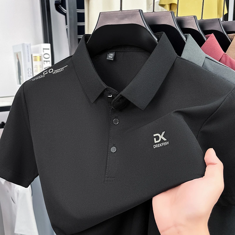 DREKFISH-Camiseta polo bordada - Outdoor Sport Outfit reseña y precio