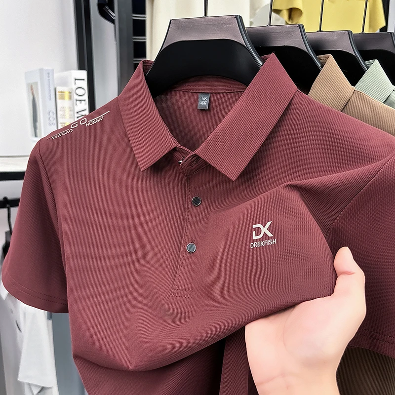 DREKFISH-Camiseta polo bordada - Outdoor Sport Outfit reseña y precio