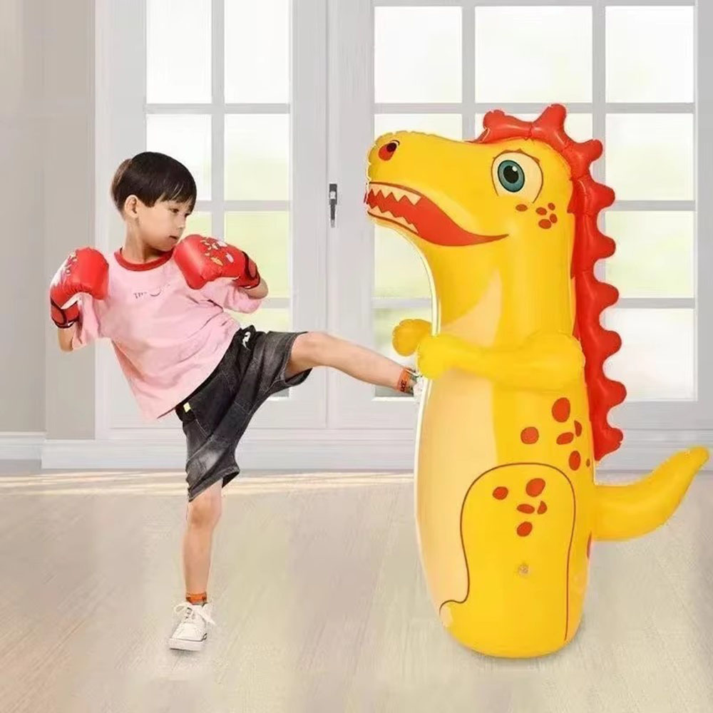 Saco de Boxeo Inflable de Dino - Outdoor Sport Activities For Kids reseña y precio