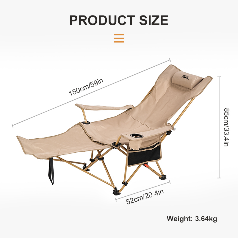 BRS Silla de camping reclinabl - Outdoor Sport Chairs reseña y precio