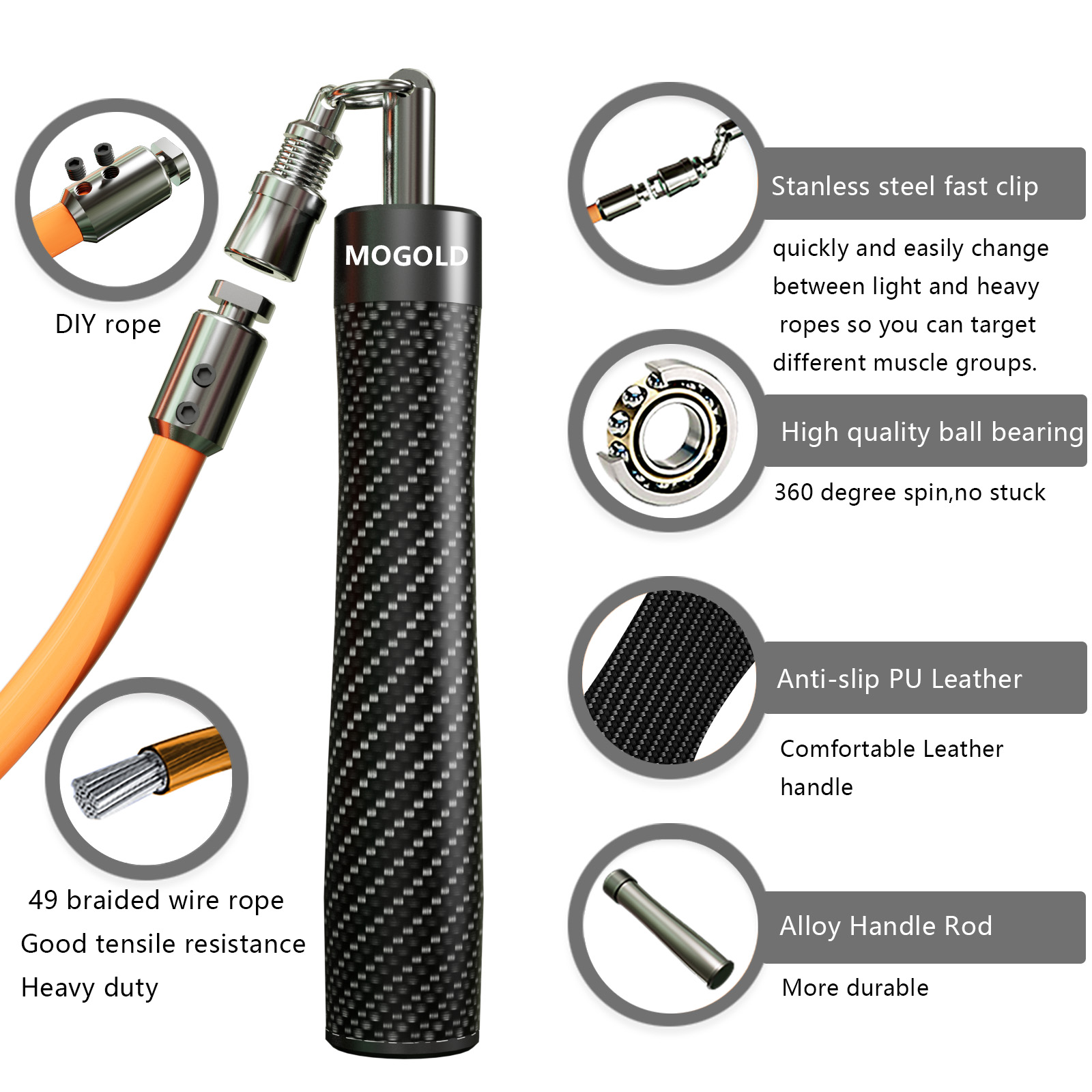 Cuerda para saltar de alta vel - Speed Skipping Rope reseña y precio