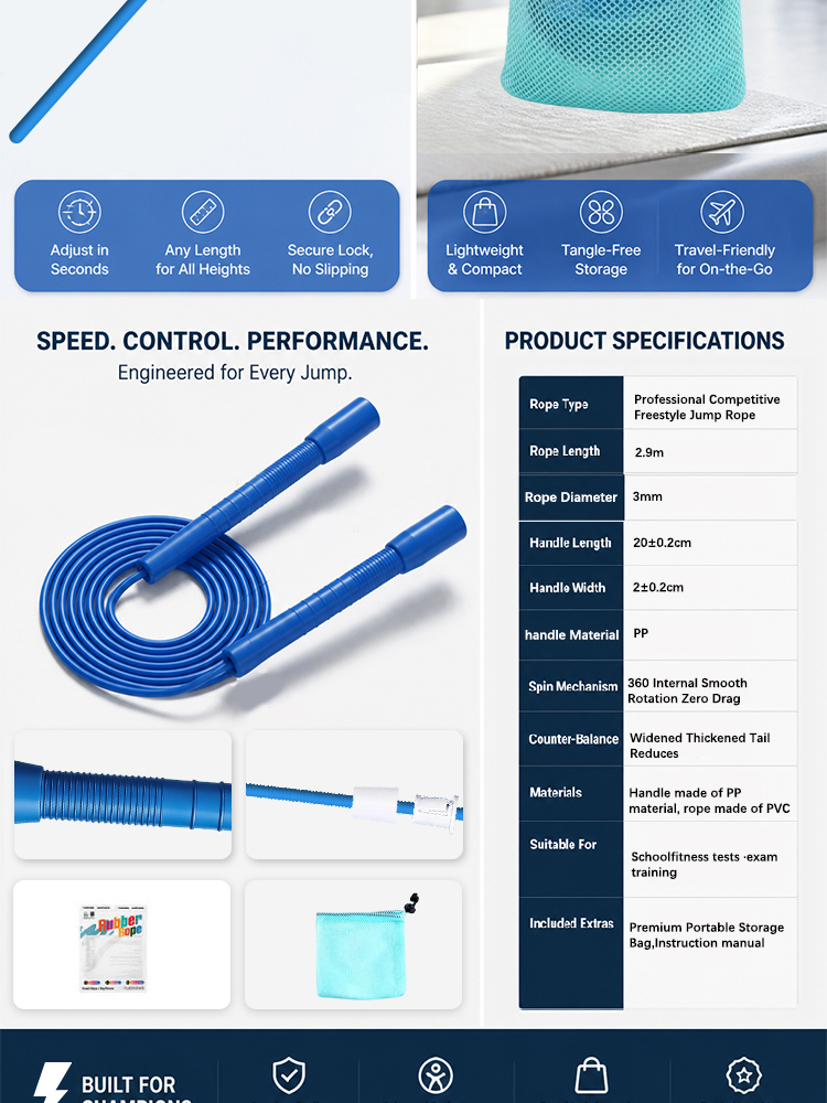 Cuerda de Saltar Rápida YUEDON - Speed Skipping Rope reseña y precio