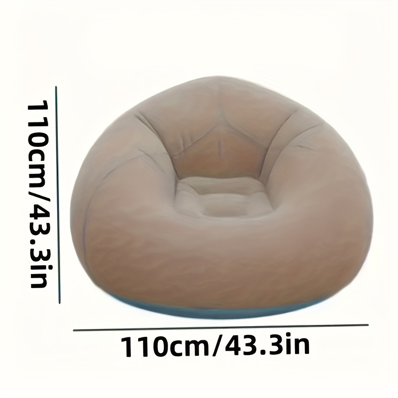 Sofá inflable flocado de PVC,  - Outdoor Sport Chairs reseña y precio